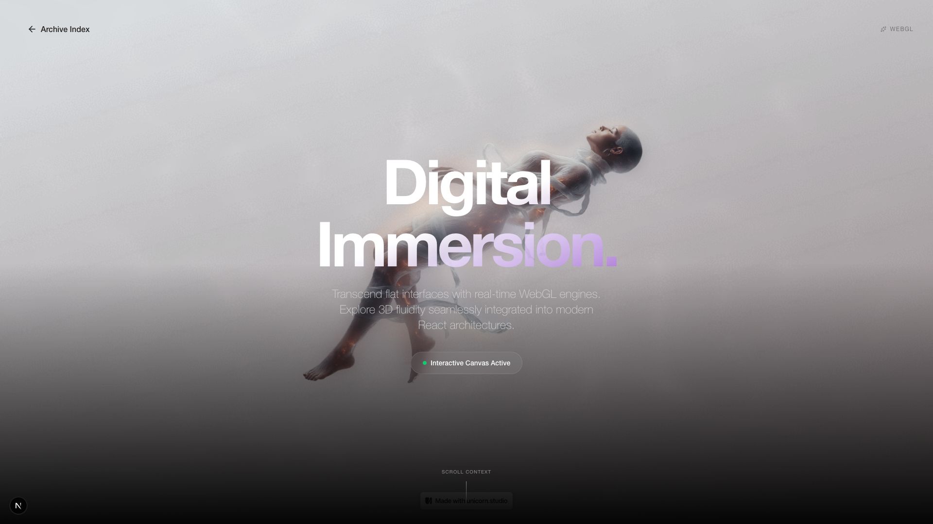 Unicorn Studio WebGL