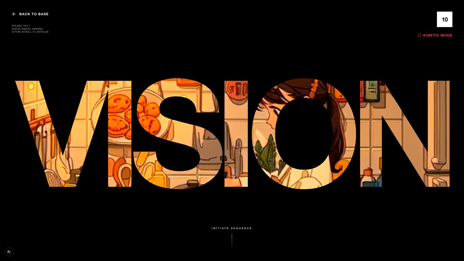 Kinetic Video Masking